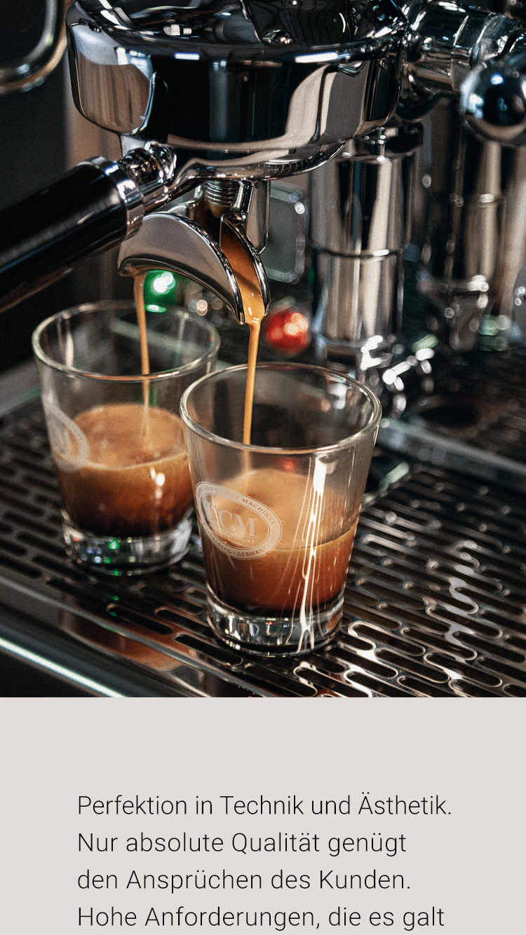 P12-Fresh Produktkatalog mit Fotoshooting für Kunden Espresso Coffee Machines Manufacture GmbH