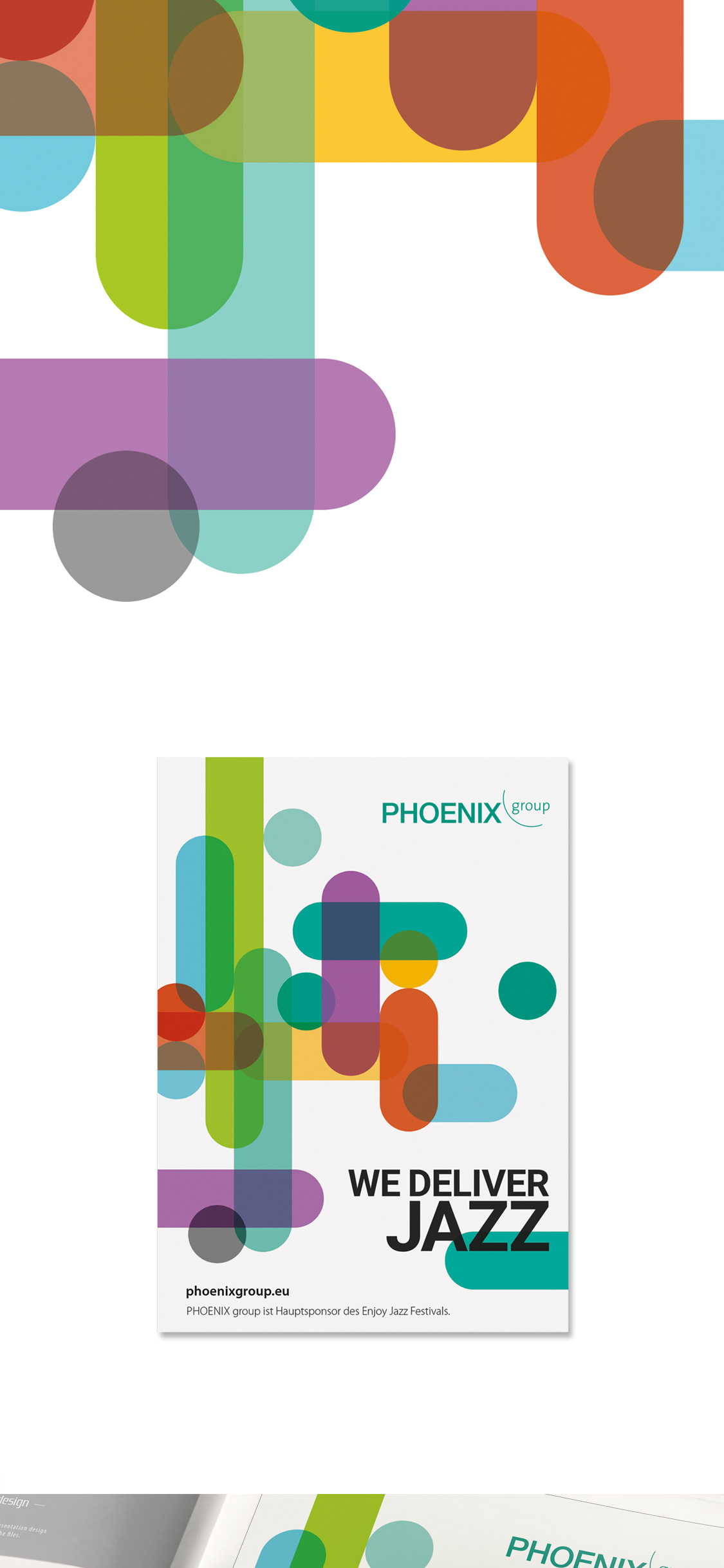 Key Visual der Phoenix Group Sponsoring-Kampagne 2025 für Enjoy Jazz